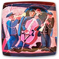 Ediprem Plato Decorativo de la Obra “Jazz en Streckstrump” de Virxilio- Elegancia y distinción en tu Mesa- o para…